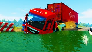 Cars vs Deep Water #3 | BeamNG DRIVE