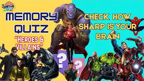Marvel & DC Superhero Memory Quiz – Can You Beat This Challenge?