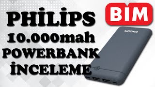 Bim Philips 10.000 Mah Powerbank Kutu Açılım Ve İnceleme
