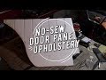 No Sew Door Panel Upholstery