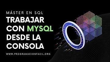 Manejar MySQL desde la CONSOLA - MÁSTER EN SQL #4