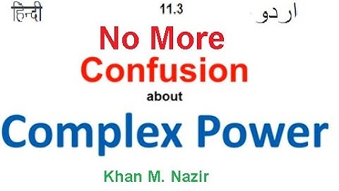 Complex Power || No More Confusion || Example 11.11(Part (a) || ENA 11.3 (U/H)