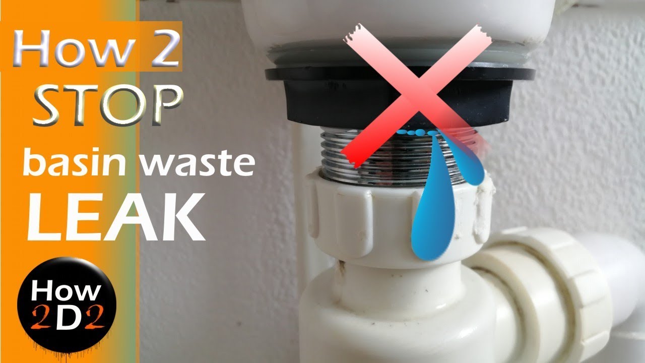 How To Fix Wash Basin Waste Leak For Good How To Seal Waste Youtube