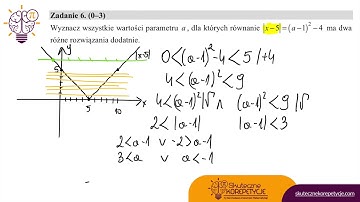 Zadanie 6 ROZSZERZENIE Matura 2020 matematyka rozwiązania