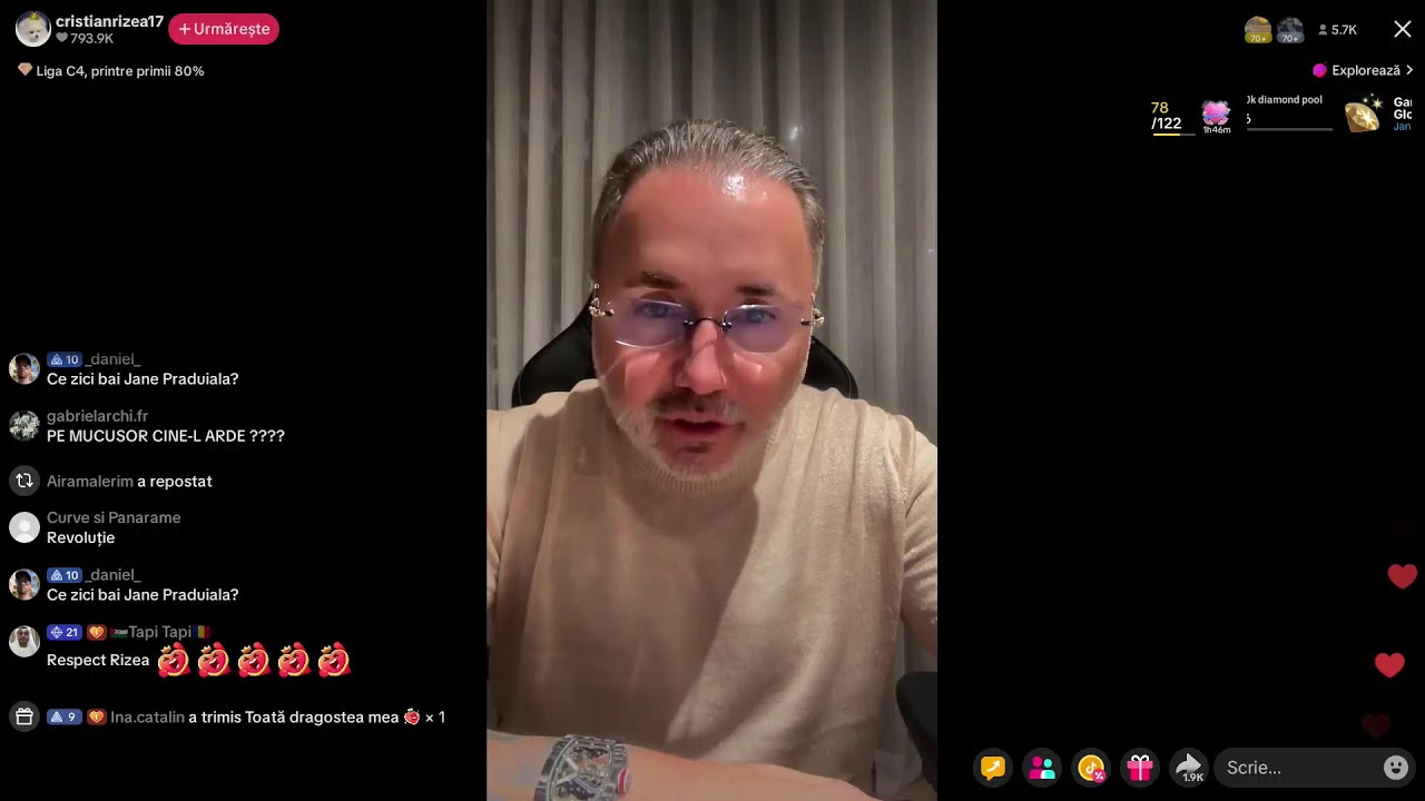 Stream live de la spovedanialuirizeaofficial 2026