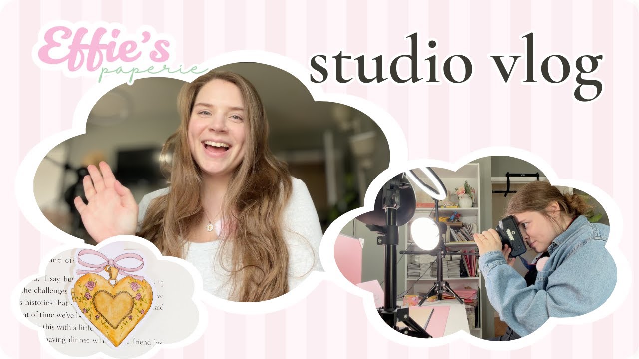 Studio Vlog 01 | Small Business Owner & Stay at Home Mom - YouTube