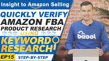 Quickly verify your Amazon FBA Product Research using Amazon Keyword Research (Step-by-Step)