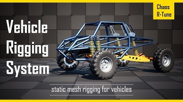 UE5 Static Mesh Rigging for Vehicles [V.R.S Vehicle Rigging System]