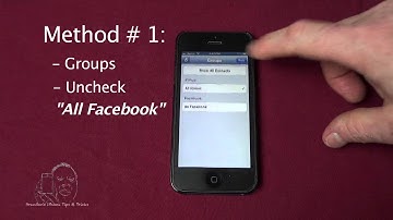 iOS 6 | iPhone Tutorial | Remove Facebook Friends From iOS Contacts app | IOS 6.1