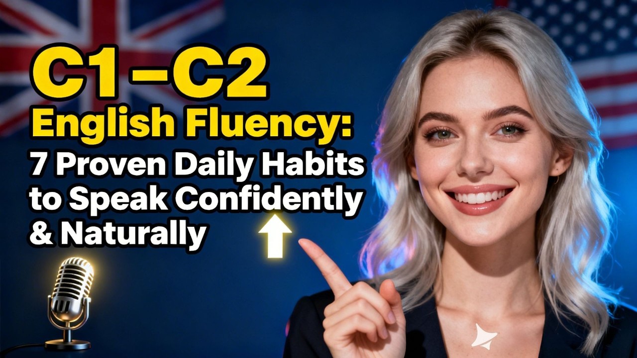 C1–C2 English Fluency: 7 Proven Daily Habits to Speak Confidently & Naturally