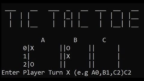 Tic Tac Toe | My Console Based Game in C++ | UET Lahore