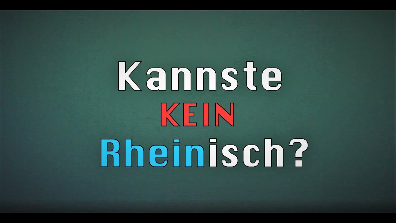 "Kannste Kein Rheinisch" - Linsending
