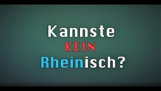 Kannste Kein Rheinisch - Linsending