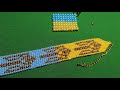 МК Браслет Прапор України з Тризубом Ч. 1 . Ручне ткацтво. Сувенір. Beaded flag. Ukraine