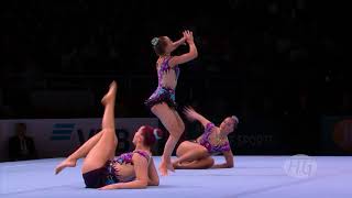 Detalles 2018 Acrobatic Worlds – Australia 1, Women’s Group Qualifications Guía