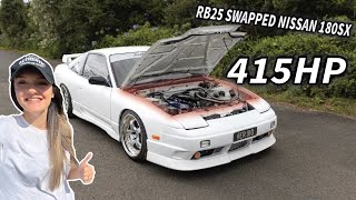 MY RB25 SWAPPED NISSAN 180SX BUILD BREAKOWN