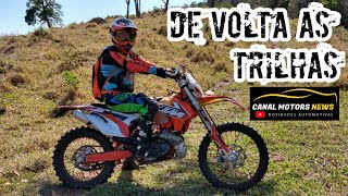 PRIMEIRA VEZ Testando um KTM 350 de Trilha VEJA só essa moto de trilha.. 