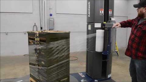 2007 Lantech Q 300XT Semi Automatic Stretch Wrapper