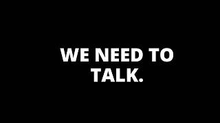 Download Lagu We need to have a serious talk. MP3 Download Lagu We need to have a serious talk. MP3