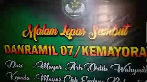 Sertijab Danramil Kemayoran