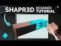 Furniture design for beginners in shapr3d  cad modeling for woodworkers