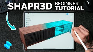 Furniture Design For BEGINNERS in Shapr3D - CAD Modeling for Woodworkers