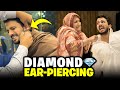 Diamond ear stud gifted by a fanamma sy chup chupa k