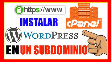 🔴 Cómo Instalar WordPress en un SubDominio con CPanel 📈 [Tutorial]