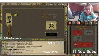 Streamer Cries after losing bank on Runescape #StakingHighlights