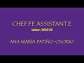 Ana María Patiño-Osorio | Cheffe Assistante 22-23