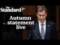 Autumn Statement 2023 LIVE: Jeremy Hunt expected to announce personal tax cuts in economic update