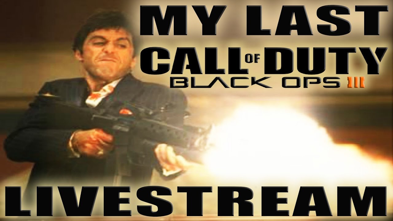 MURDER AFTER MIDNIGHT: MY LAST BLACK OPS 3 LIVESTREAM! Hardcore Free For All