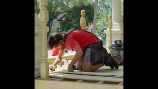 Colonial Wood Deck Install #outdoordeck #home #arlingtonheights #westmichigan