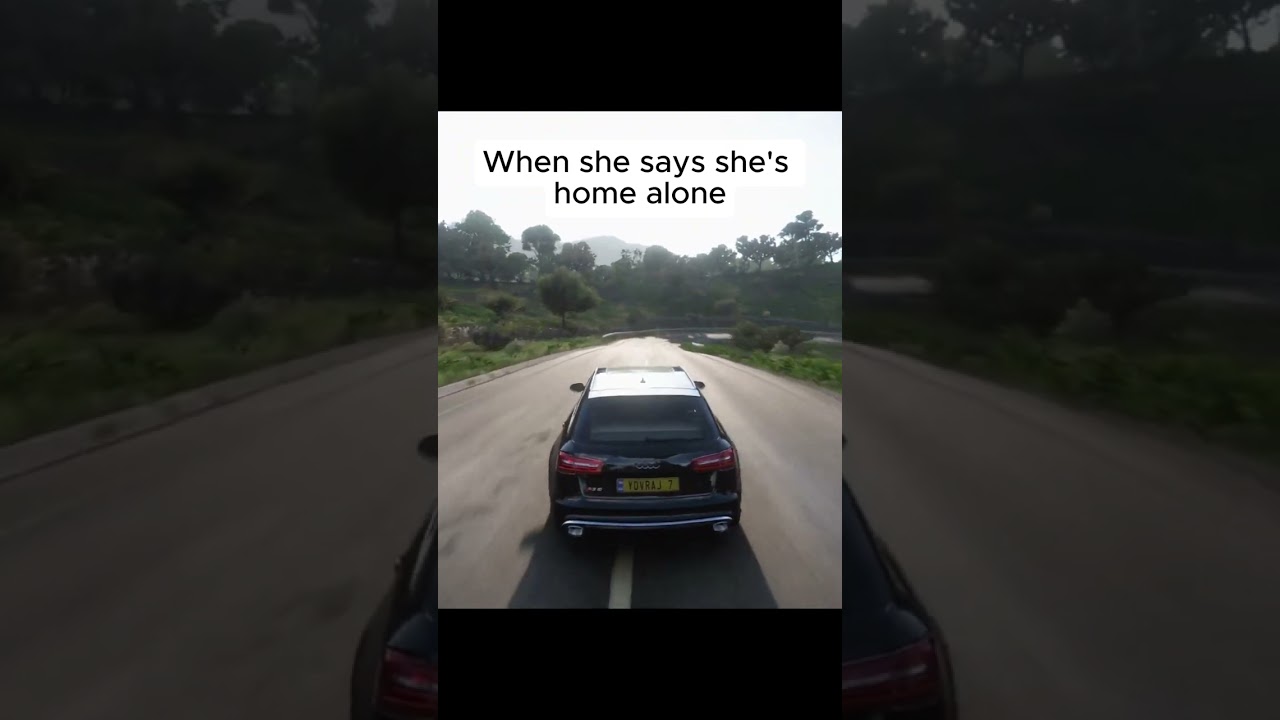 When she says she's home alone 😅✈ - Forza Horizon 5,Car Driving