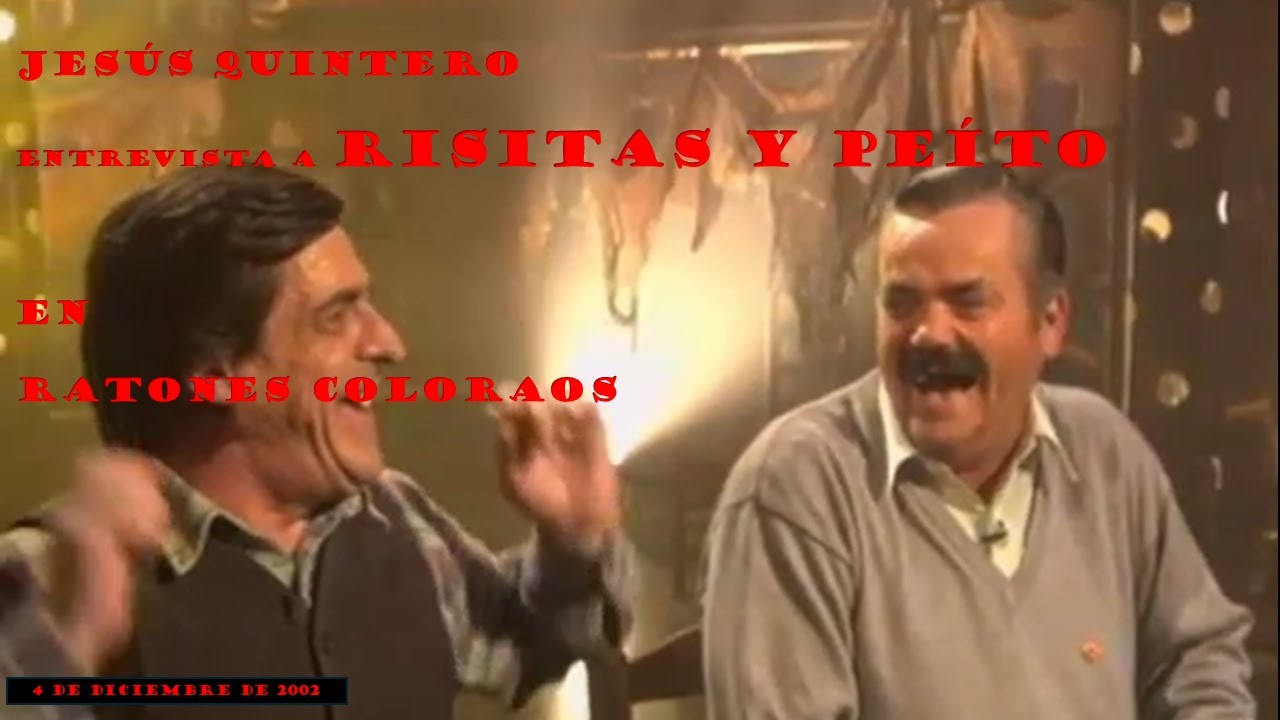 2002 1204 Jesús Quintero con Risitas y Peito