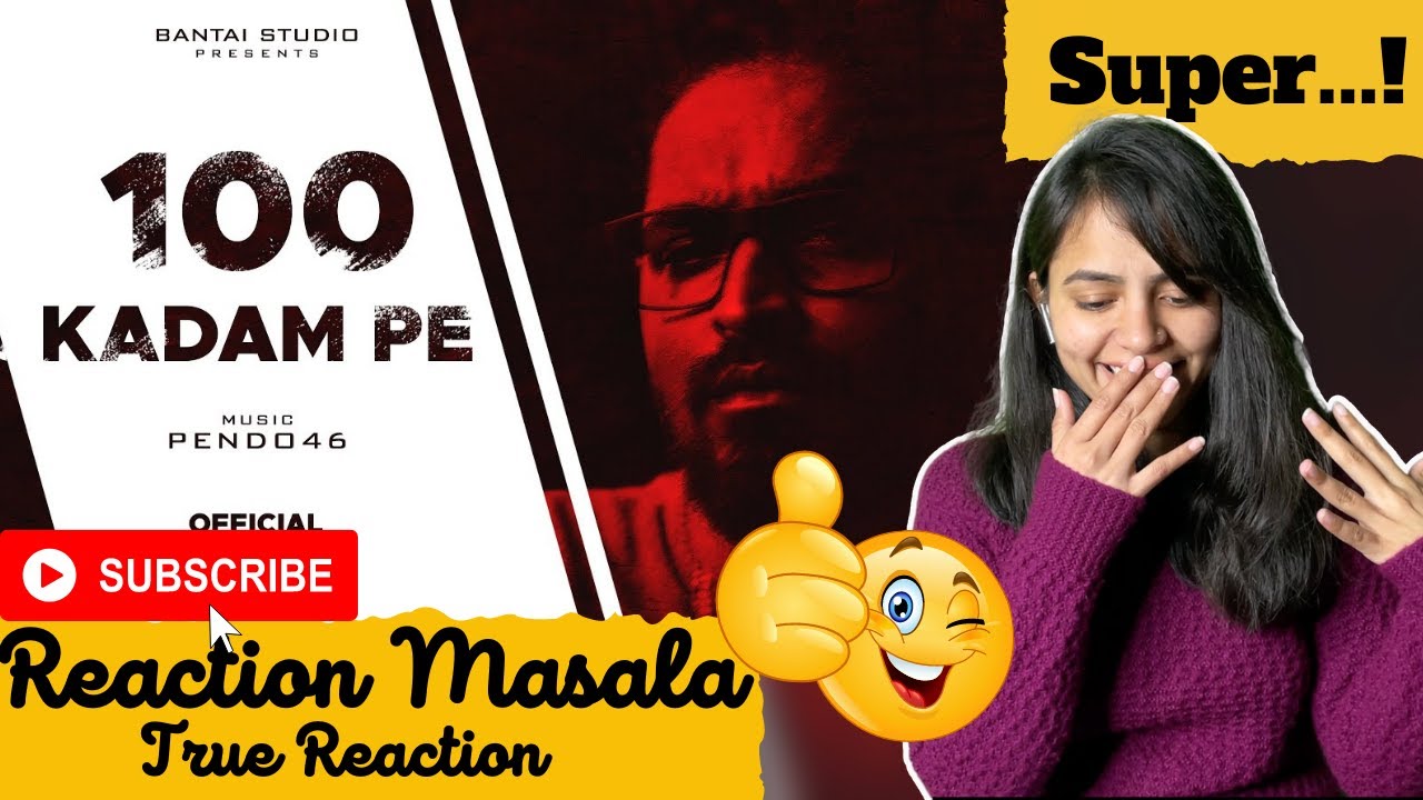 Reaction on 100 Kadam | EMIWAY BANTAI | Arpan Sharma