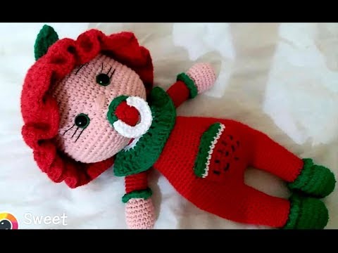 (AYAK BACAK) amigurumi karpuz bebek tarifi