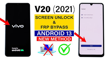 Vivo V20 2021 : Hard Reset & FRP Bypass | ANDROID 13🚀 (Without PC)