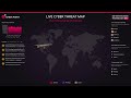 🌐 LIVE: Global Cyber Threat Map | Real-Time Cyberattack Visualization 🔥