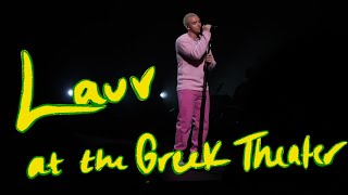 rain show!!! concert vlog: lauv @ the greek theater LA the all 4 nothing tour 9/9/2022