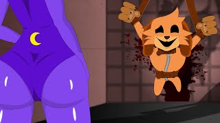 Catnap Girl react DogDay death cutscene Sad Animation ( Poppy Playtime smiling critters 3 )