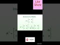 #12thmaths #matrix #determinant #nonsingularmatrix #inverseofmatrix #adjointofmatrix