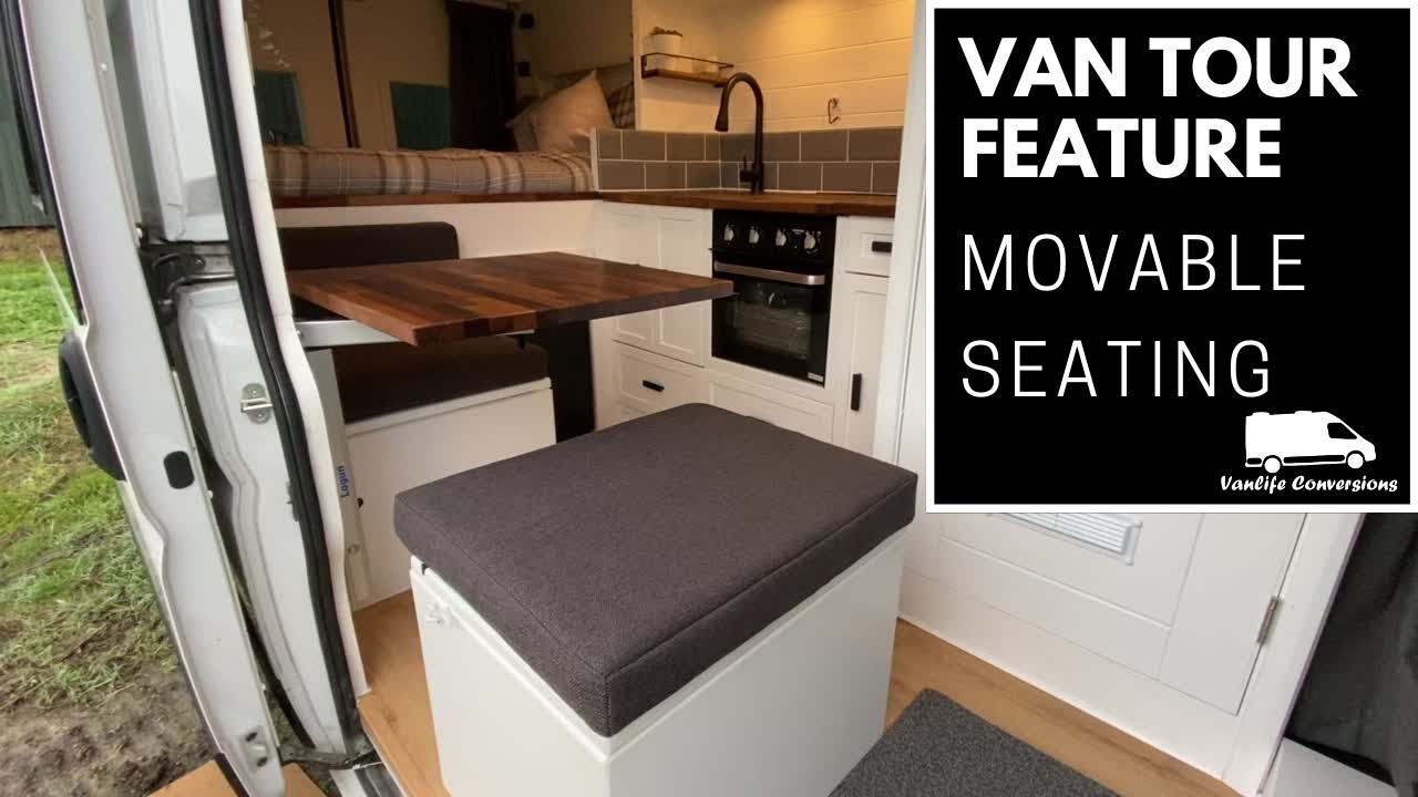 Versatile Seating Van Tour Feature | Bench, Dining and Bed | Vanlife Conversions