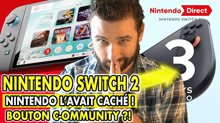 Nintendo Switch 2 : NINTENDO L'AVAIT CACHÉ et LE DÉVOILE ENFIN 😱  BOUTON C-OMMUNITY ?!