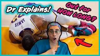 Lebron James High Ankle Sprain How Long Is He Out? Doctor Explains Rare Injury Nba