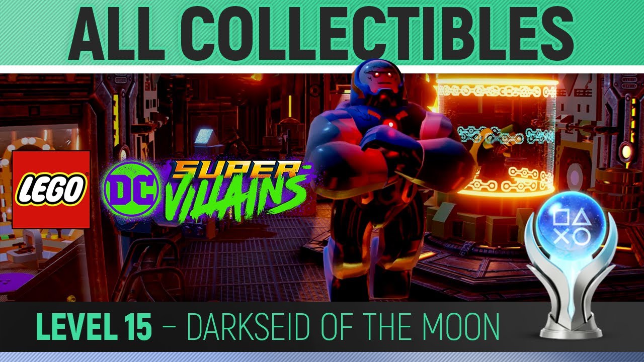 LEGO DC Super-Villains - Level 15 - Darkseid of the Moon 🏆 100% All Collectibles Guide