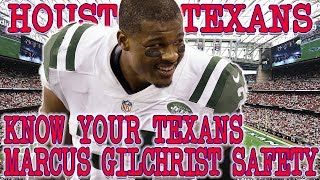 Houston Texans  Marcus Gilchist #40 - Safety (Know Your Texans Series #)