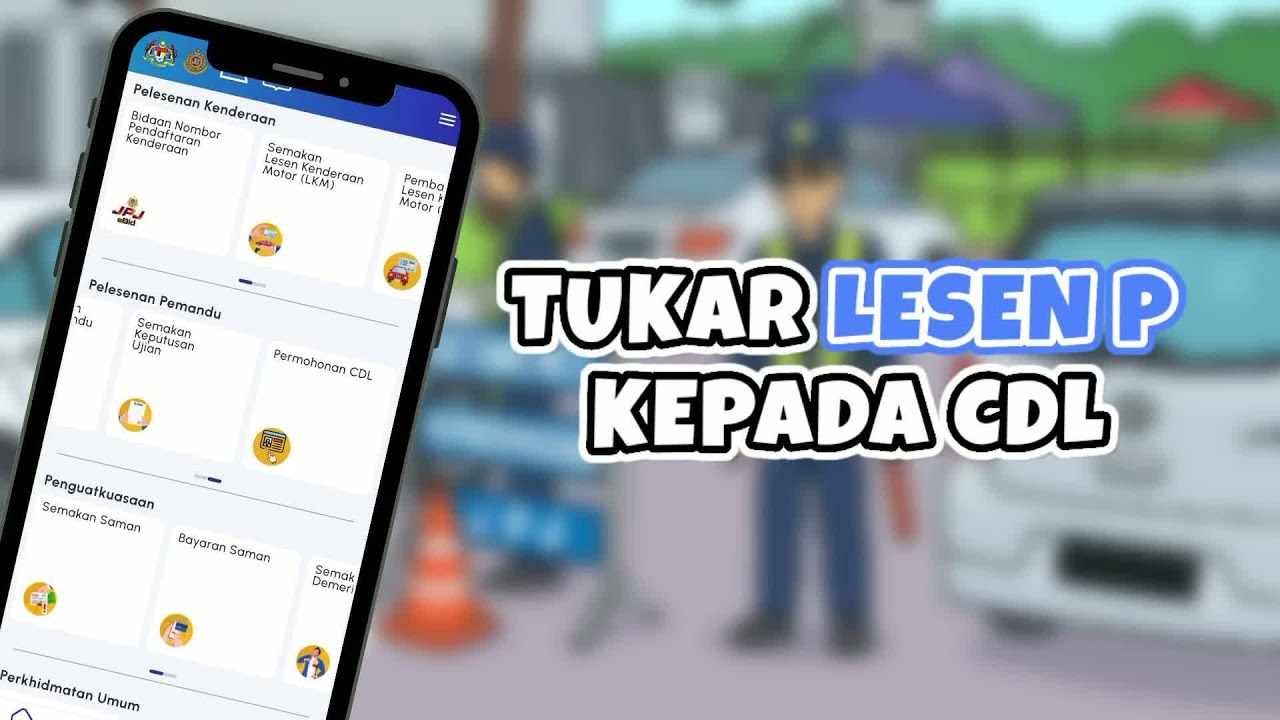 Cara Tukar Lesen P | MyJPJ