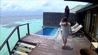 Lily Beach Water Villa Deluxe Room 320, Honeymoon 2017 Maldives HD