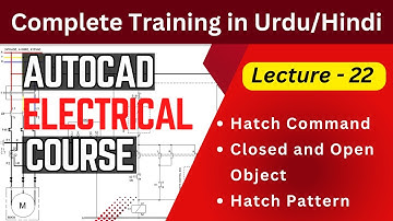 Hatch Command in AutoCAD | Auto CAD Electrical Course in Urdu / Hindi | Lecture 22